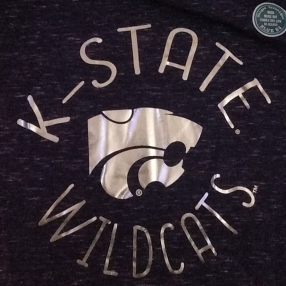 NCAA Kansas St Women's Small New  Blue 84 - Picture 3 of 4